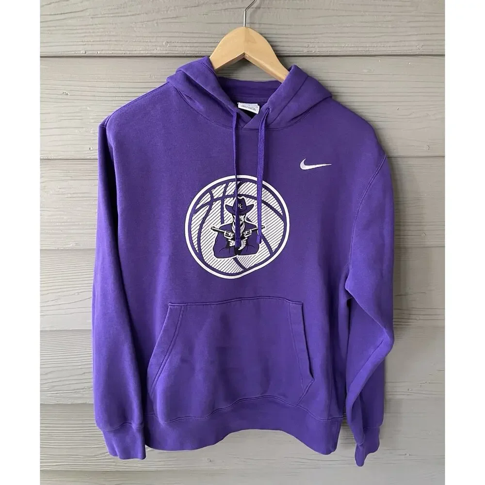 Nike Hardin-Simmons Cowboys Basketball Hoodie Purple Men’s M NCAA Team Issued
